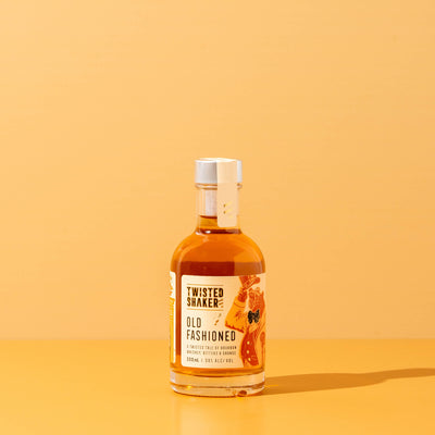 Twisted Shaker Whiskey Old Fashioned Pre Batched Cocktail 200mL