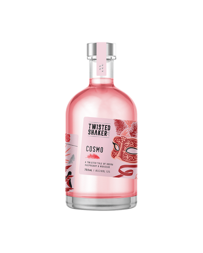 Twisted Shaker Raspberry Hibiscus Cosmo Pre Batched Cocktail 700mL