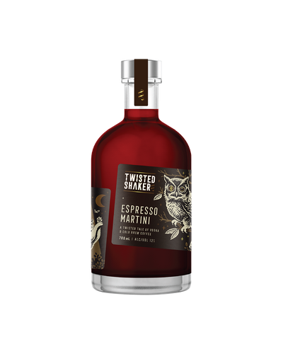 Twisted Shaker Espresso Martini Pre Batched Cocktail 700mL