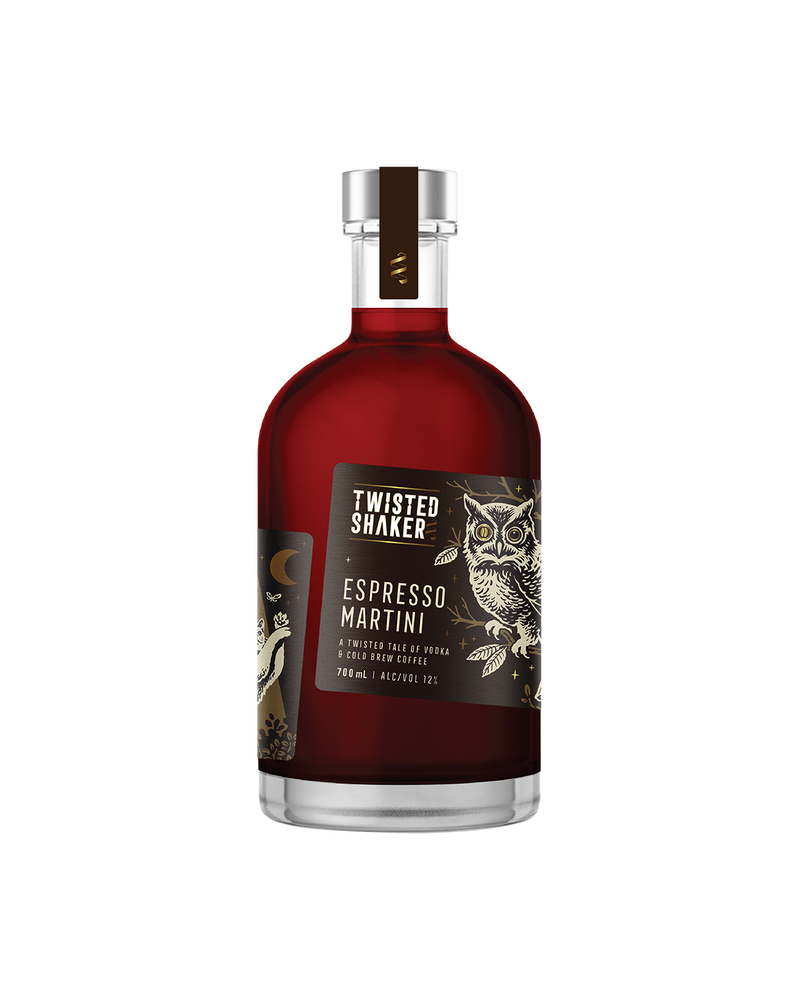 Twisted Shaker Espresso Martini Pre Batched Cocktail 700mL