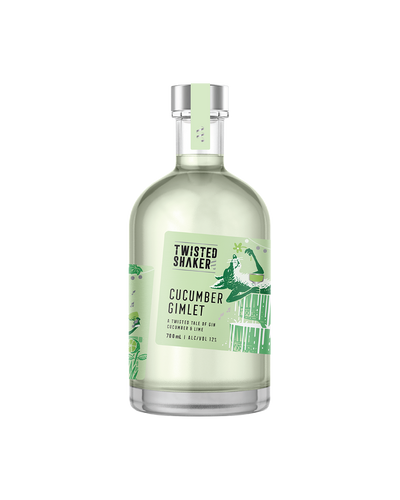 Twisted Shaker Cucumber Gimlet Pre Batched Cocktail 700mL